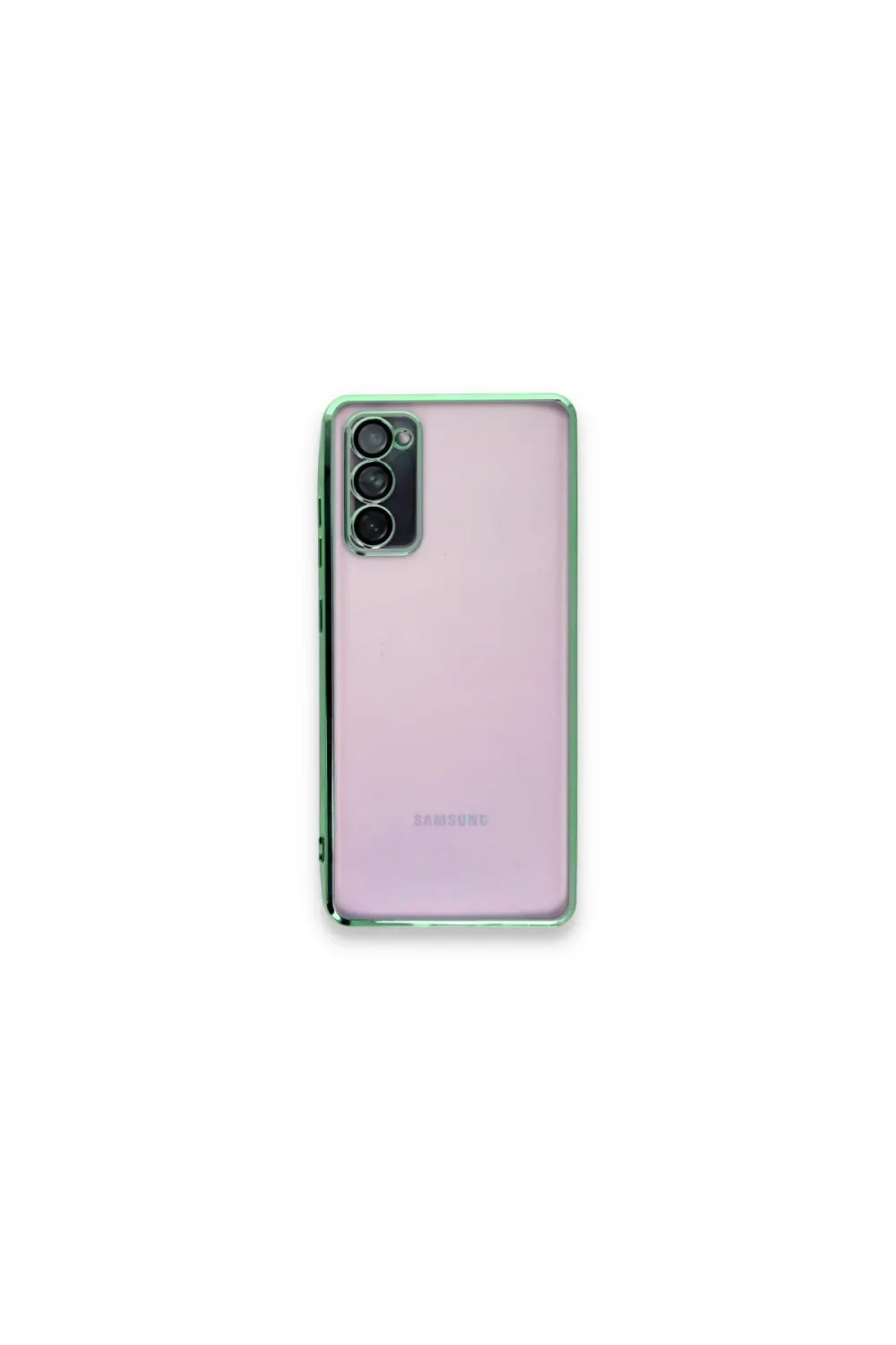 Samsung Galaxy S20 Fe Kılıf Razer Lensli Silikon - Yeşil