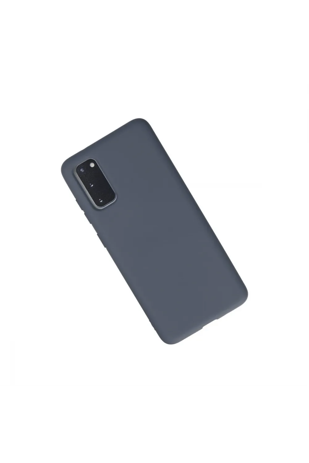 Samsung Galaxy S20 Kılıf Nano İçi Kadife Silikon - Gri