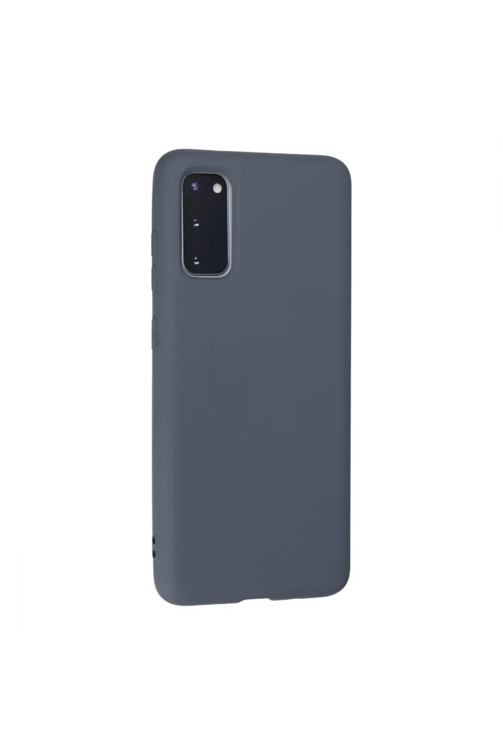 Samsung Galaxy S20 Kılıf Nano İçi Kadife Silikon - Gri