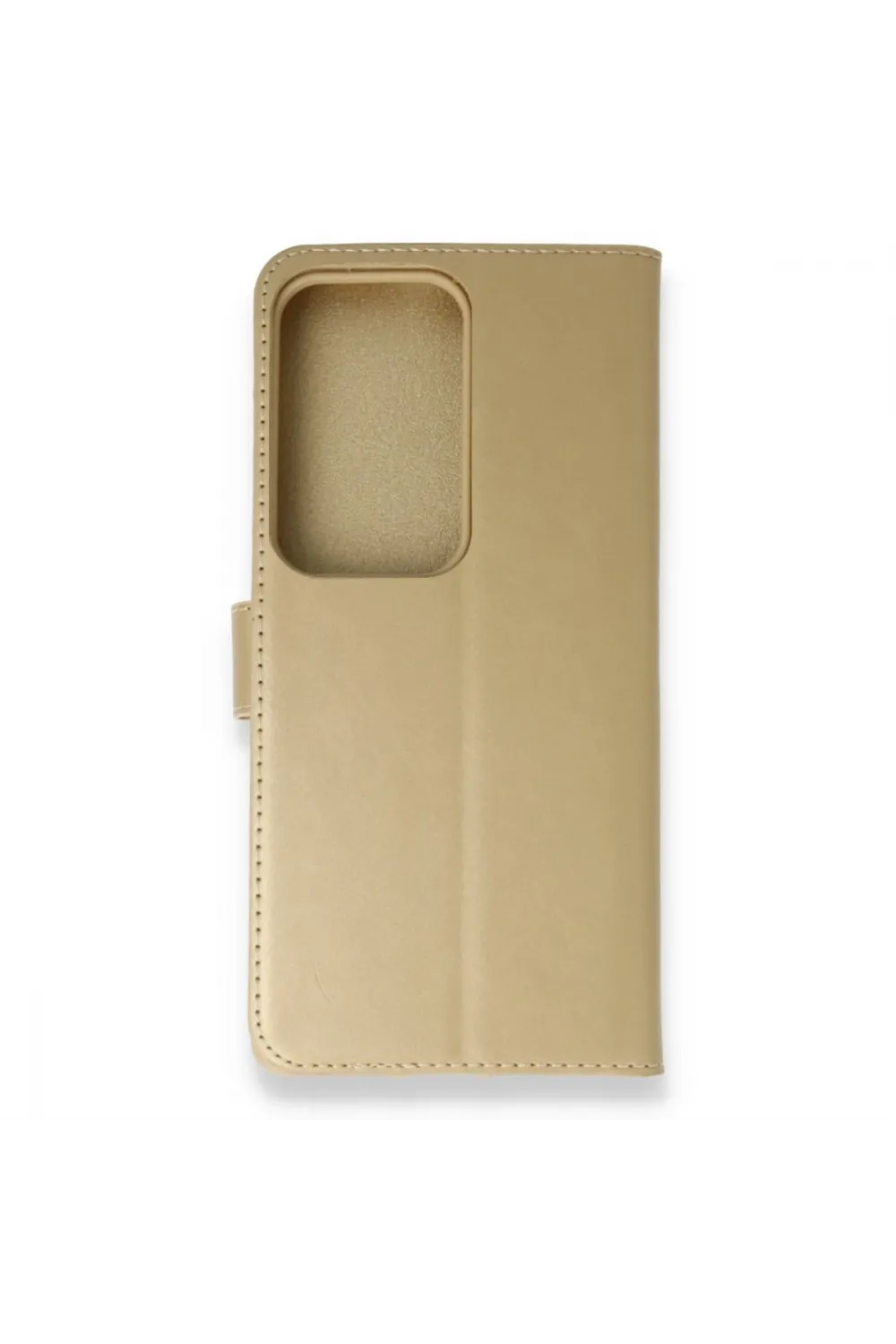 Samsung Galaxy S20 Ultra Trend S Plus Kapaklı Kılıf - Gold