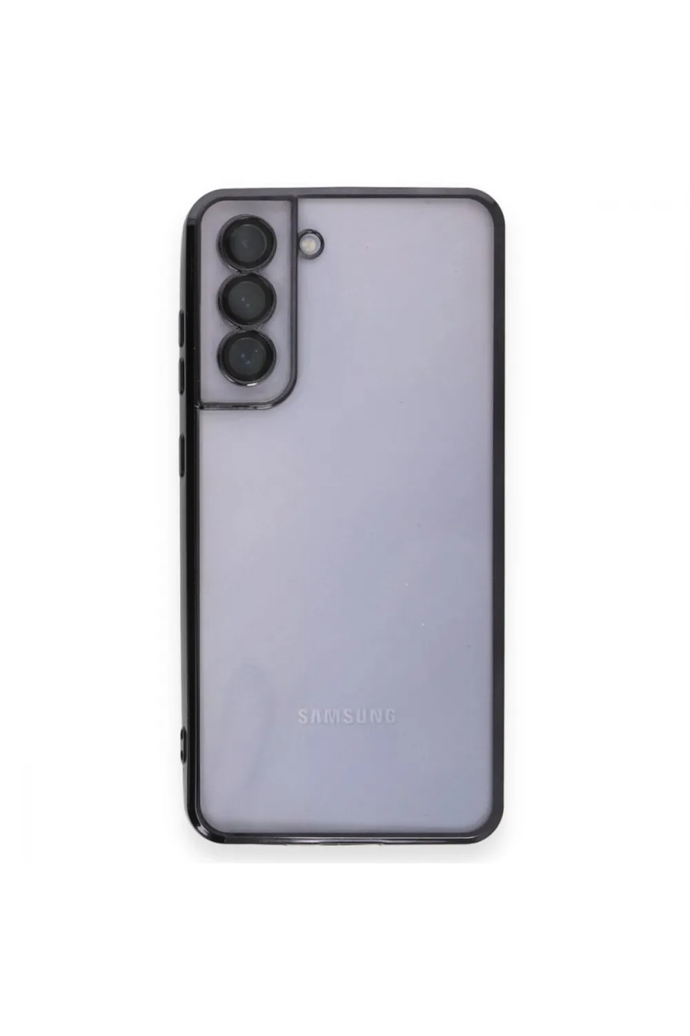Samsung Galaxy S21 Fe Kılıf Razer Lensli Silikon - Siyah