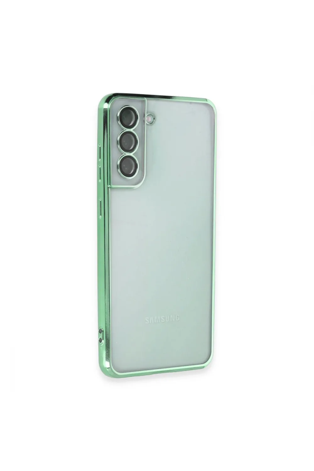 Samsung Galaxy S21 Fe Kılıf Razer Lensli Silikon - Yeşil