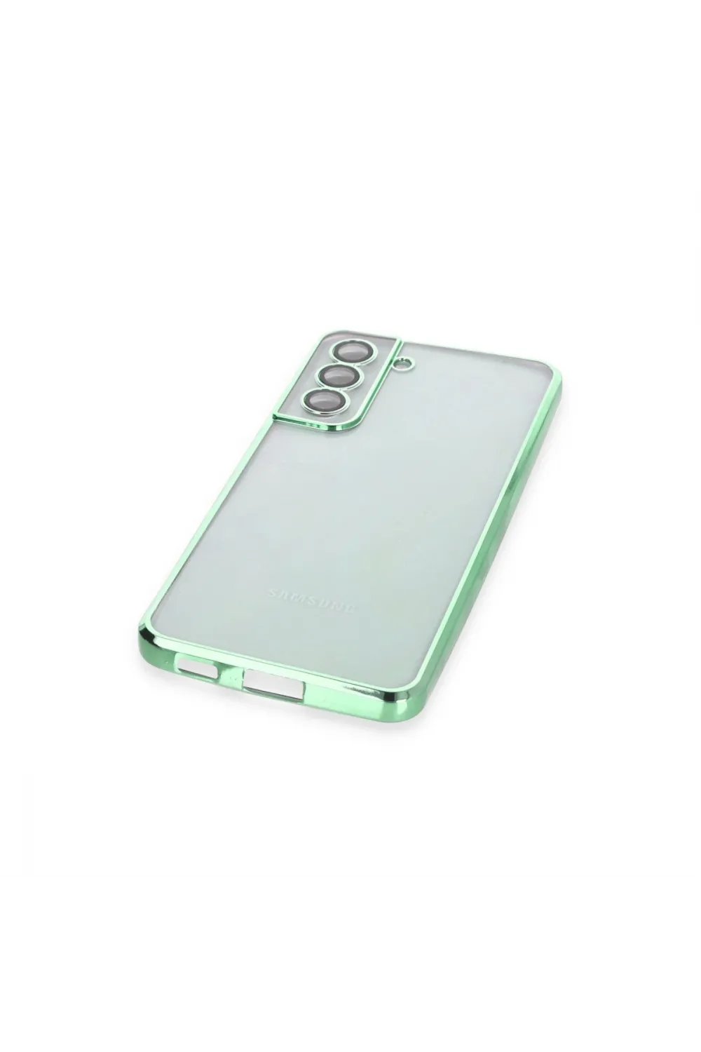 Samsung Galaxy S21 Fe Kılıf Razer Lensli Silikon - Yeşil