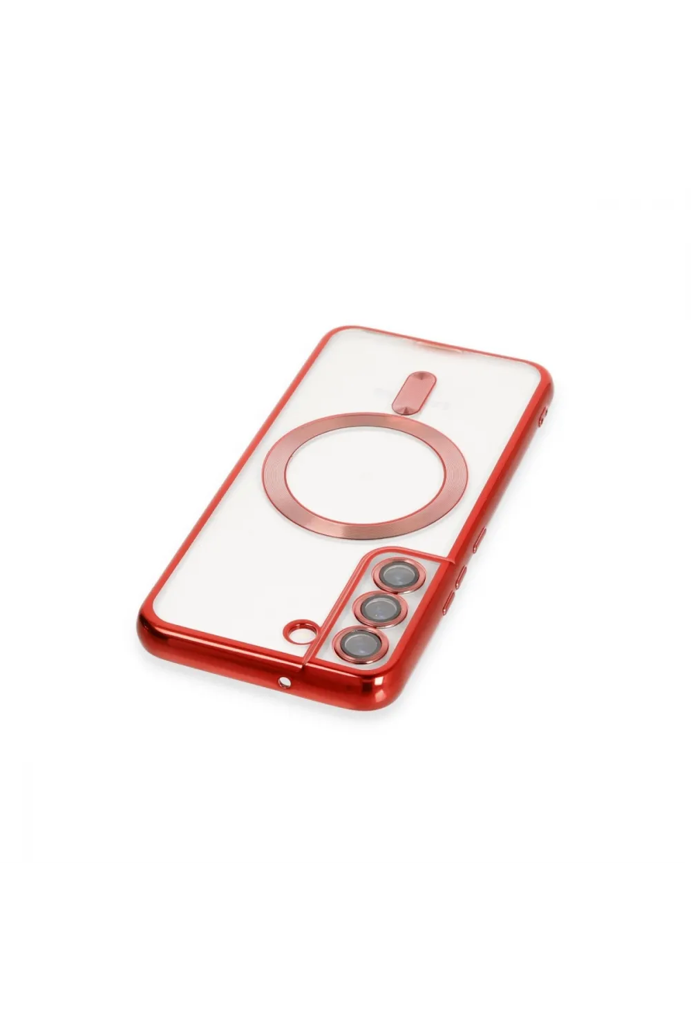Samsung Galaxy S22 Kılıf Kross Magneticsafe Kapak - Kırmızı