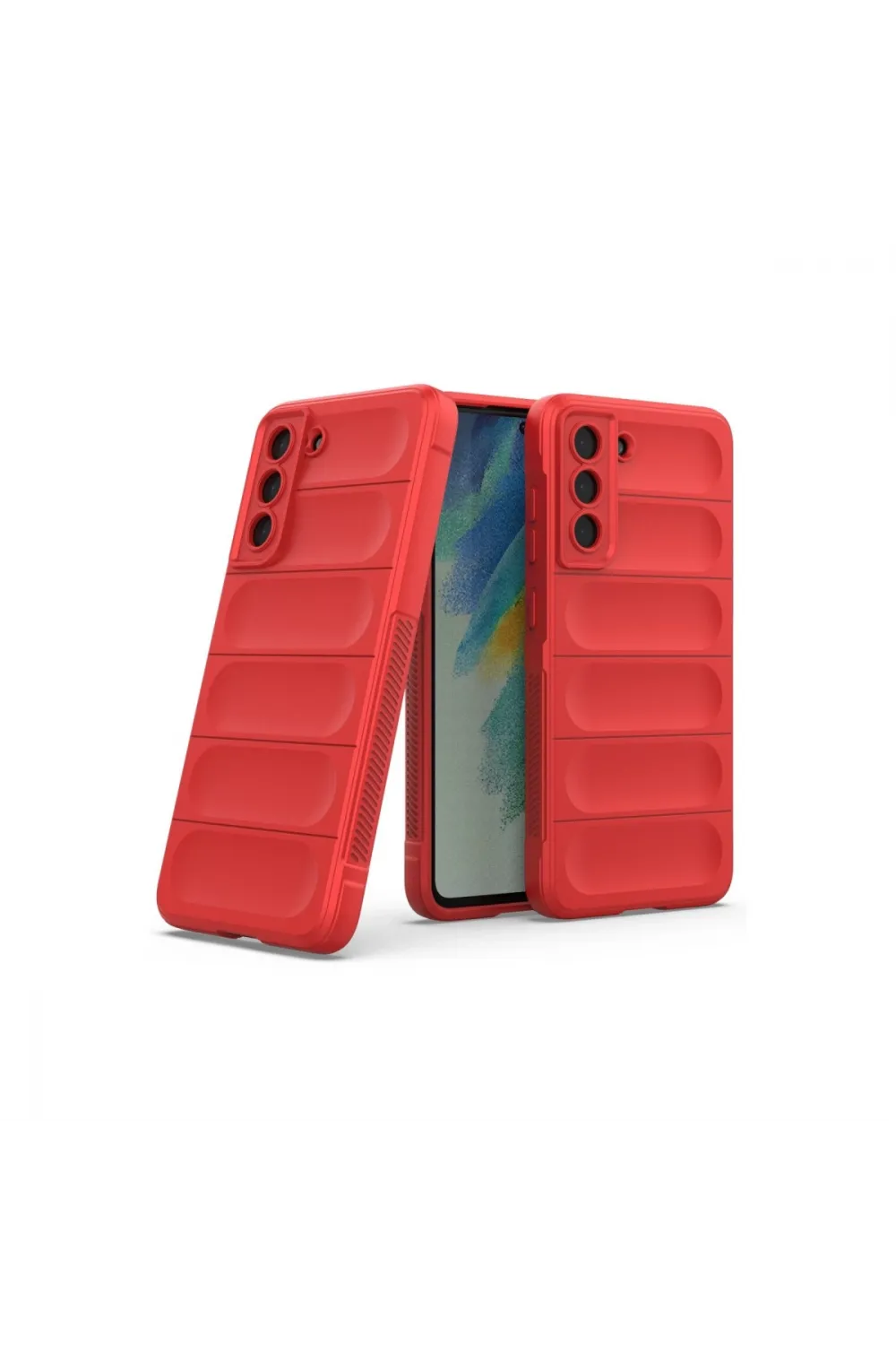Samsung Galaxy S22 Plus Kılıf Optimum Silikon - Kırmızı