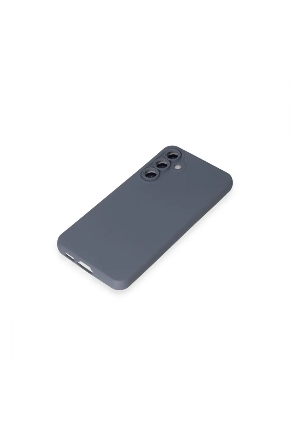 Samsung Galaxy S23 Fe Kılıf Nano İçi Kadife Silikon - Gri