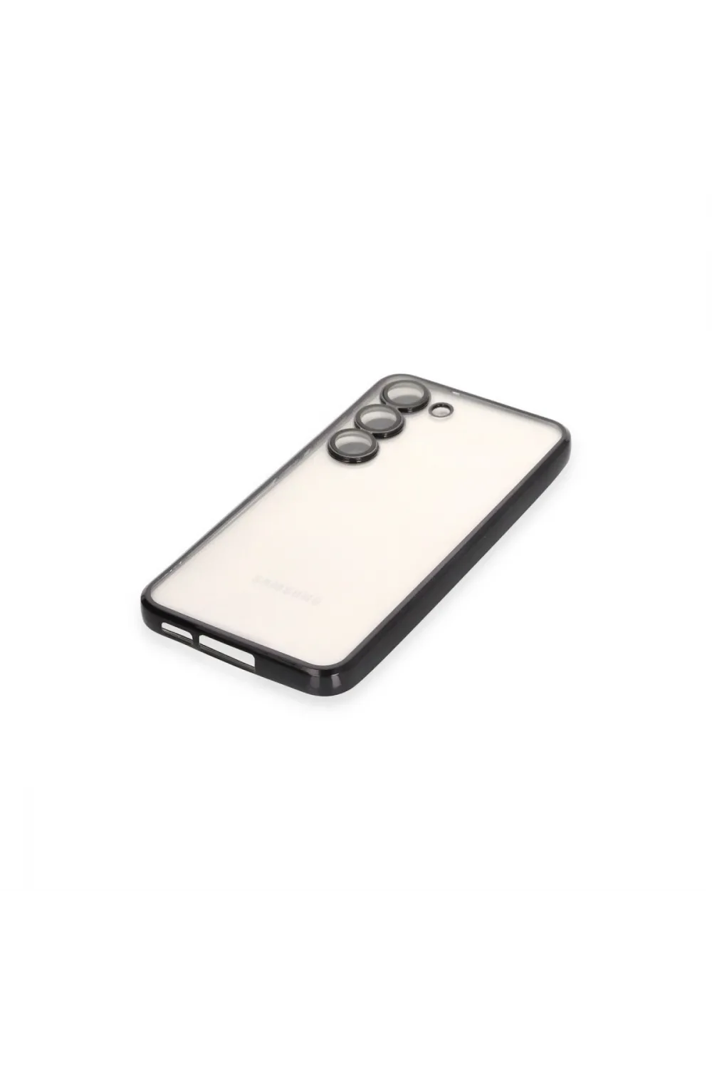 Samsung Galaxy S23 Kılıf Razer Lensli Silikon - Siyah