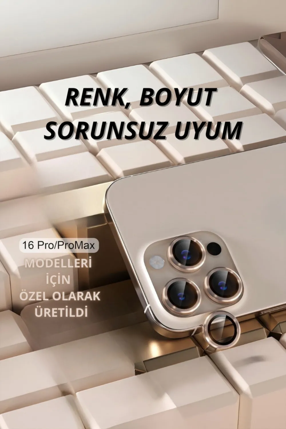 Samsung Galaxy S23 Plus Kamera Lens Koruyucu - Siyah
