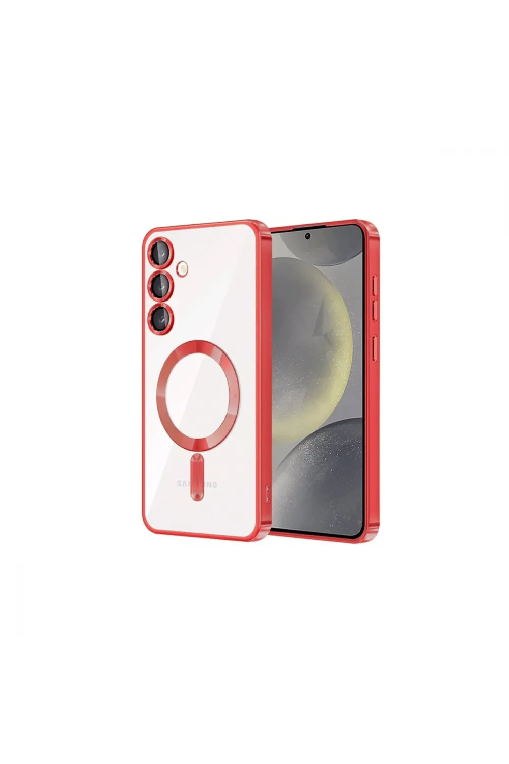 Samsung Galaxy S23 Plus Kılıf Kross Magneticsafe Kapak - Kırmızı