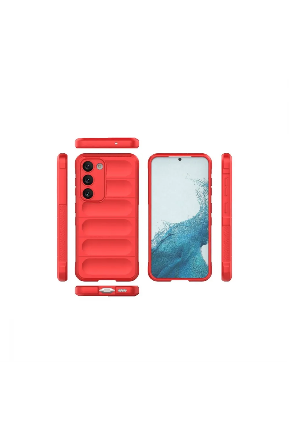 Samsung Galaxy S23 Plus Kılıf Optimum Silikon - Kırmızı