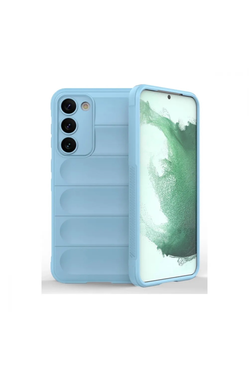 Samsung Galaxy S23 Plus Kılıf Optimum Silikon - Sky Blue