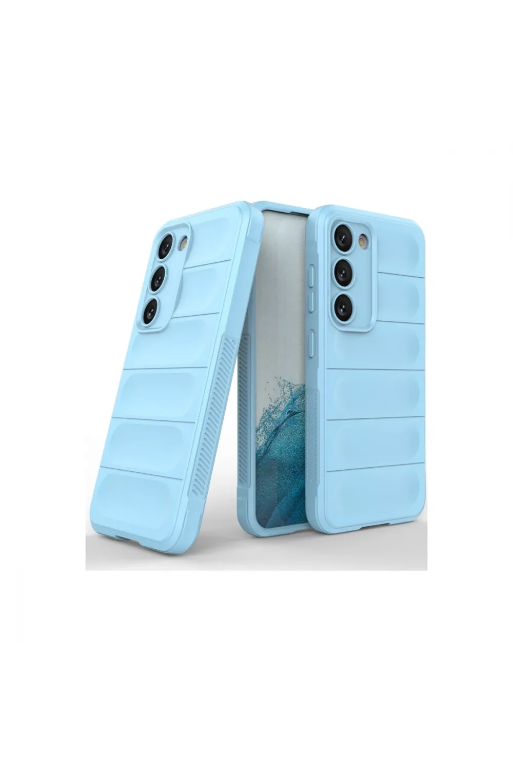 Samsung Galaxy S23 Plus Kılıf Optimum Silikon - Sky Blue