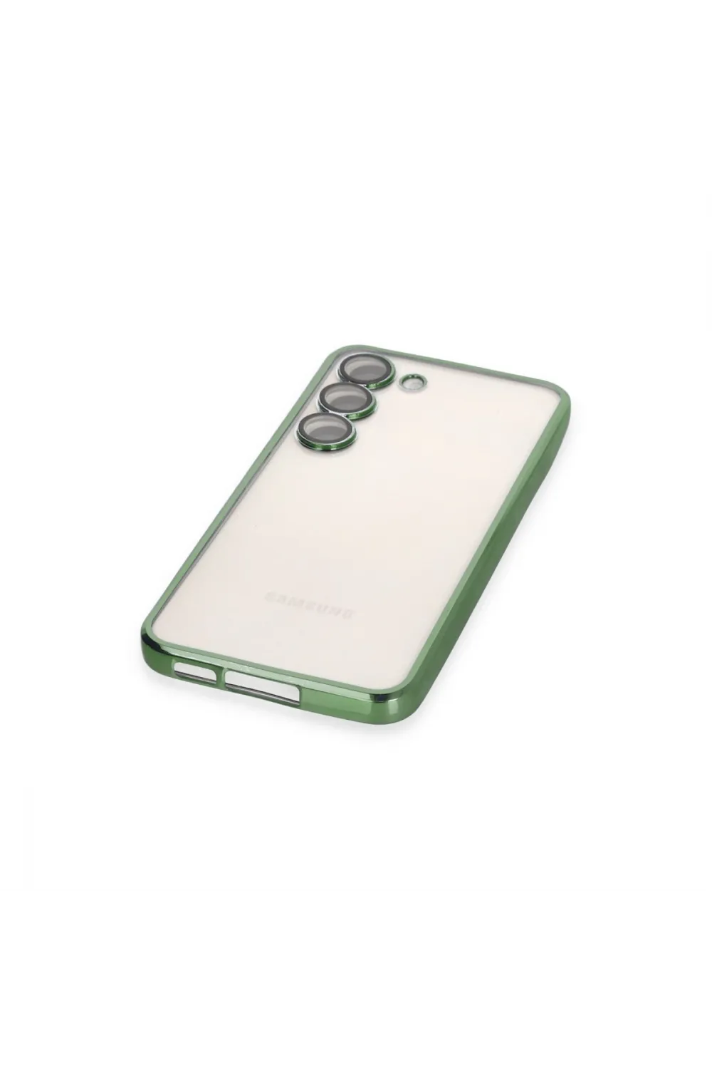 Samsung Galaxy S23 Plus Kılıf Razer Lensli Silikon - Yeşil