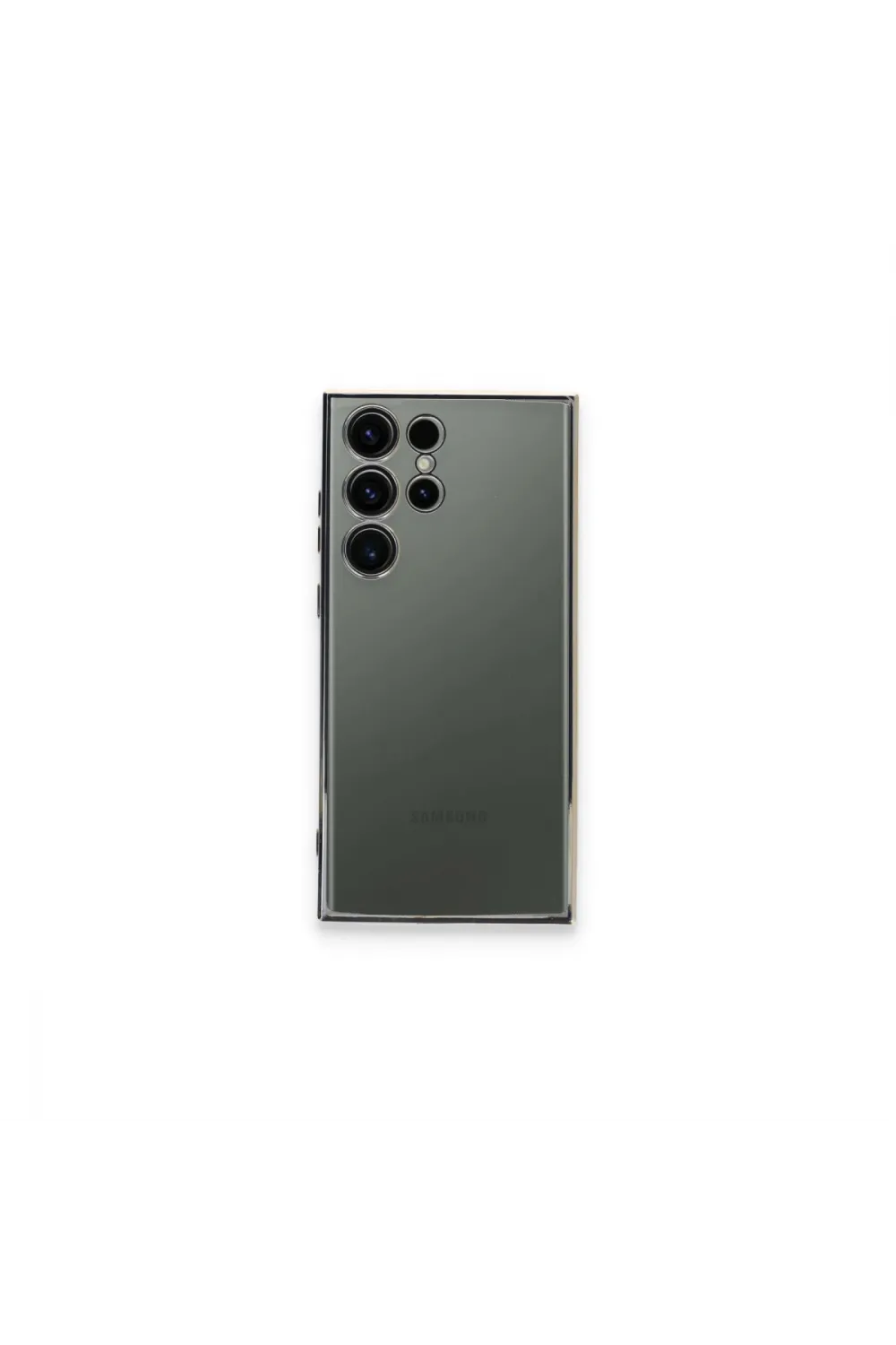 Samsung Galaxy S23 Ultra Kılıf Razer Lensli Silikon - Gold