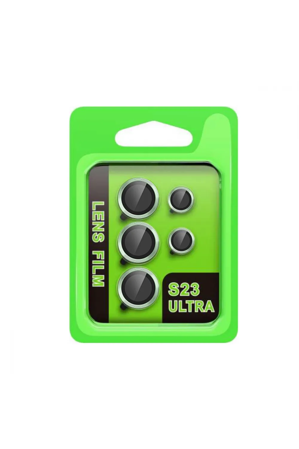 Samsung Galaxy S23 Ultra Raze Metal Kamera Lens - Yeşil