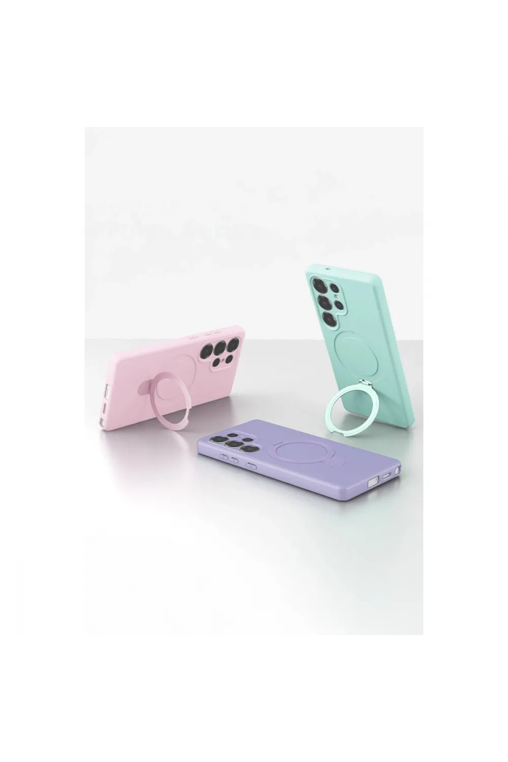 Samsung Galaxy S23 Ultra Regal Magsafe Standlı Kapak - Lacivert