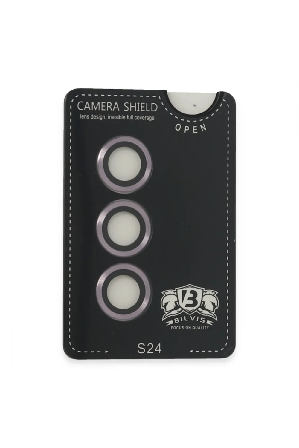 Samsung Galaxy S24 Bilvis Titan Kamera Lens - Derin Mor