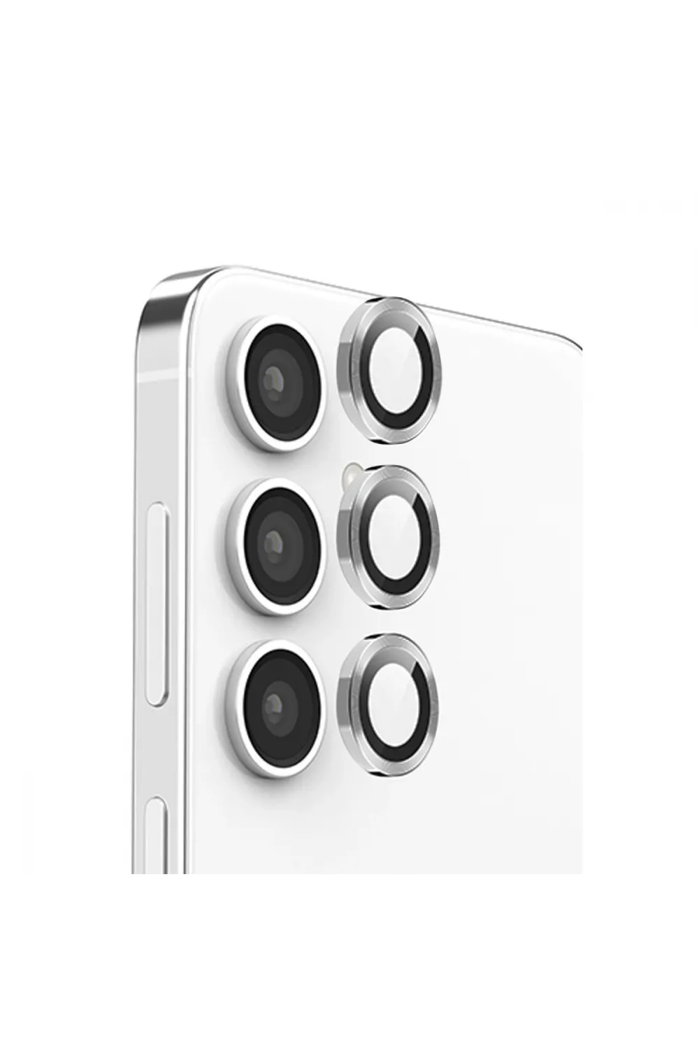 Samsung Galaxy S24 Fe Raze Metal Kamera Lens - Gri