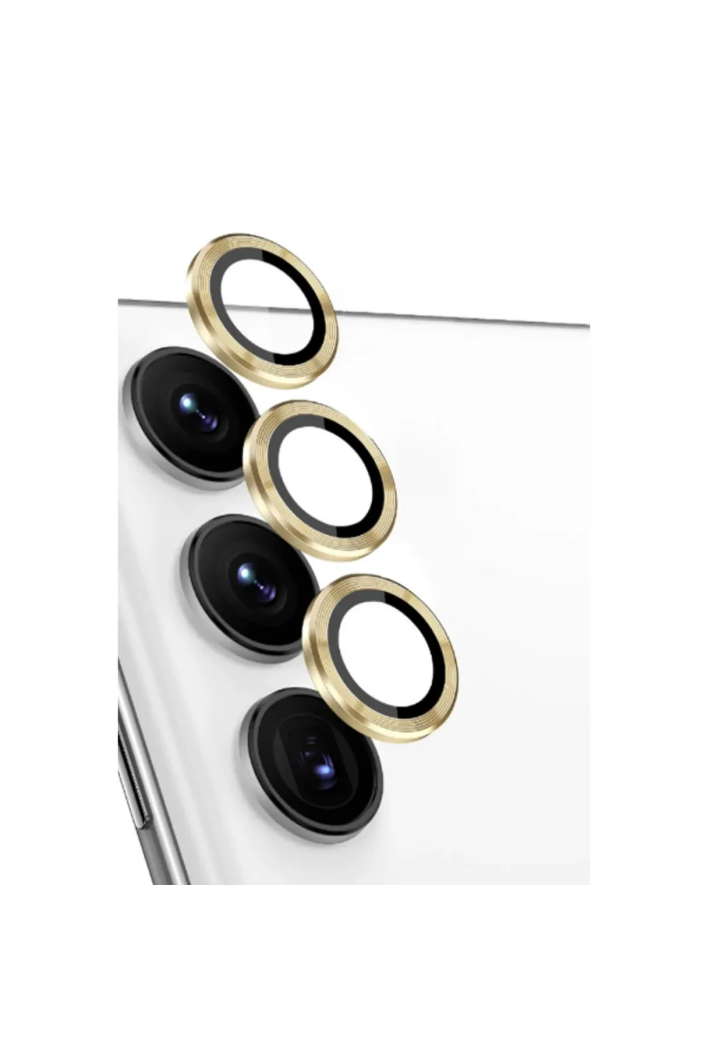 Samsung Galaxy S24 Fe Raze Metal Kamera Lens - Sarı