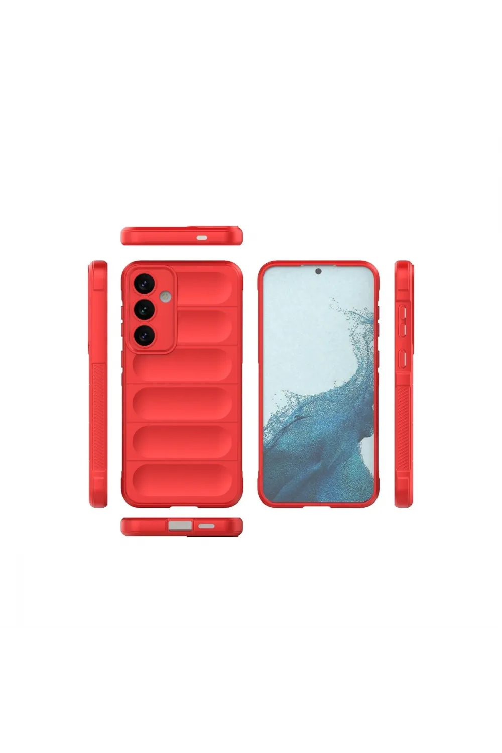 Samsung Galaxy S24 Kılıf Optimum Silikon - Kırmızı
