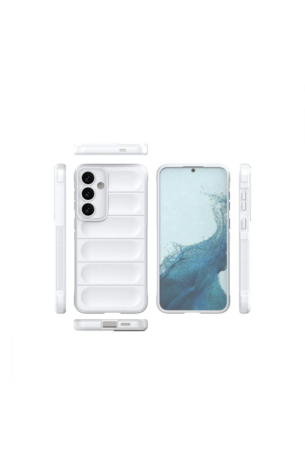 Samsung Galaxy S24 Kılıf Optimum Silikon - Krem