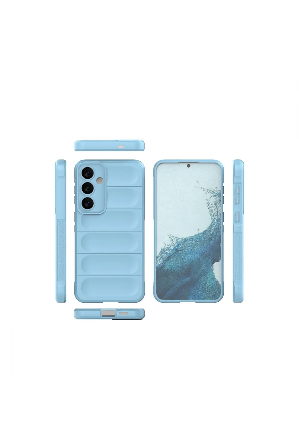 Samsung Galaxy S24 Kılıf Optimum Silikon - Sky Blue