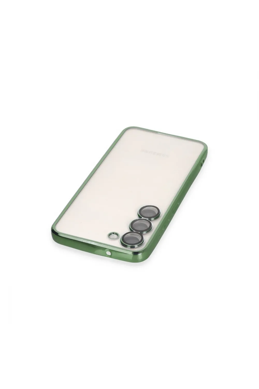 Samsung Galaxy S24 Kılıf Razer Lensli Silikon - Yeşil