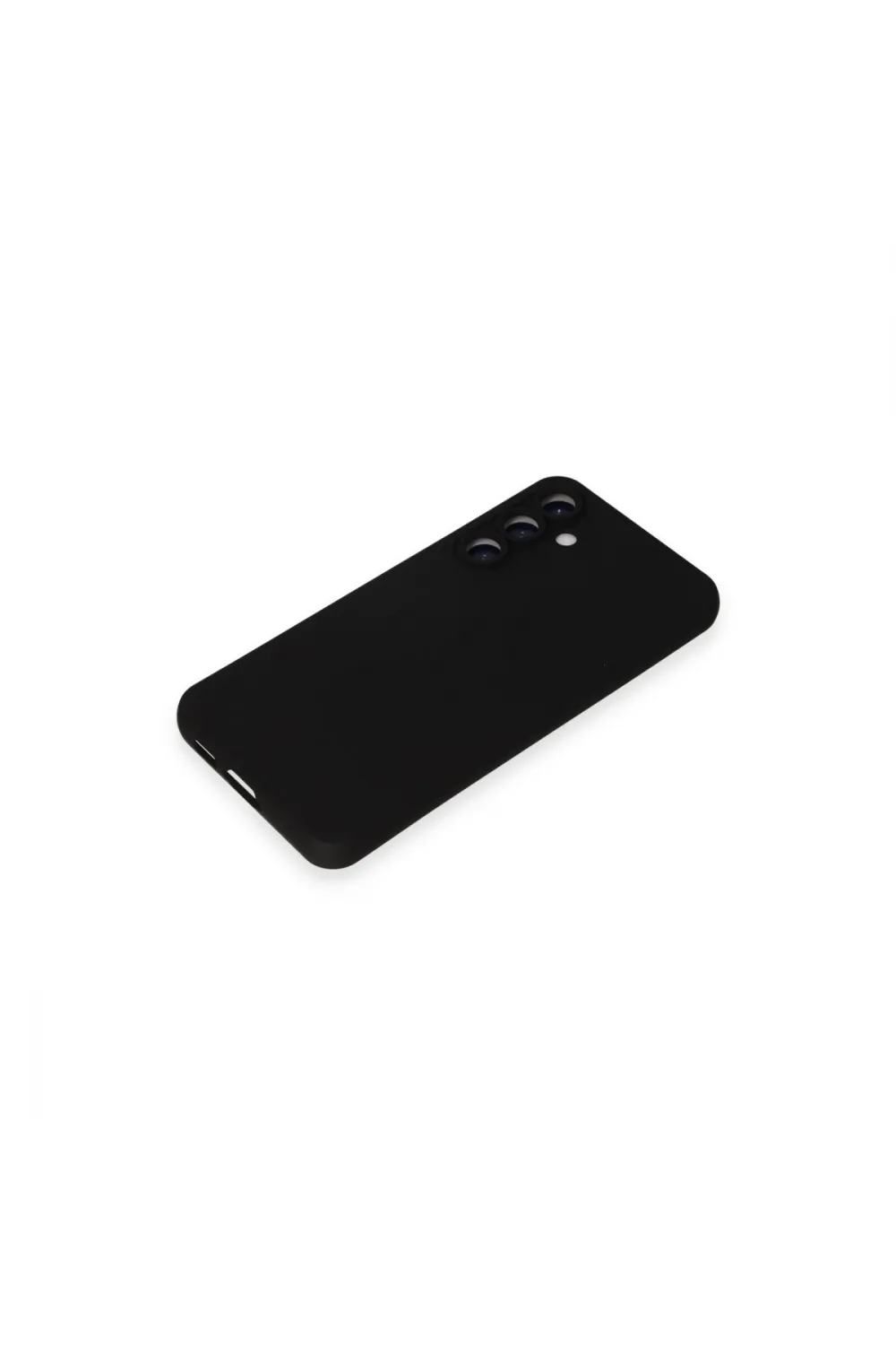 Samsung Galaxy S24 Plus Kılıf Nano İçi Kadife Silikon - Siyah