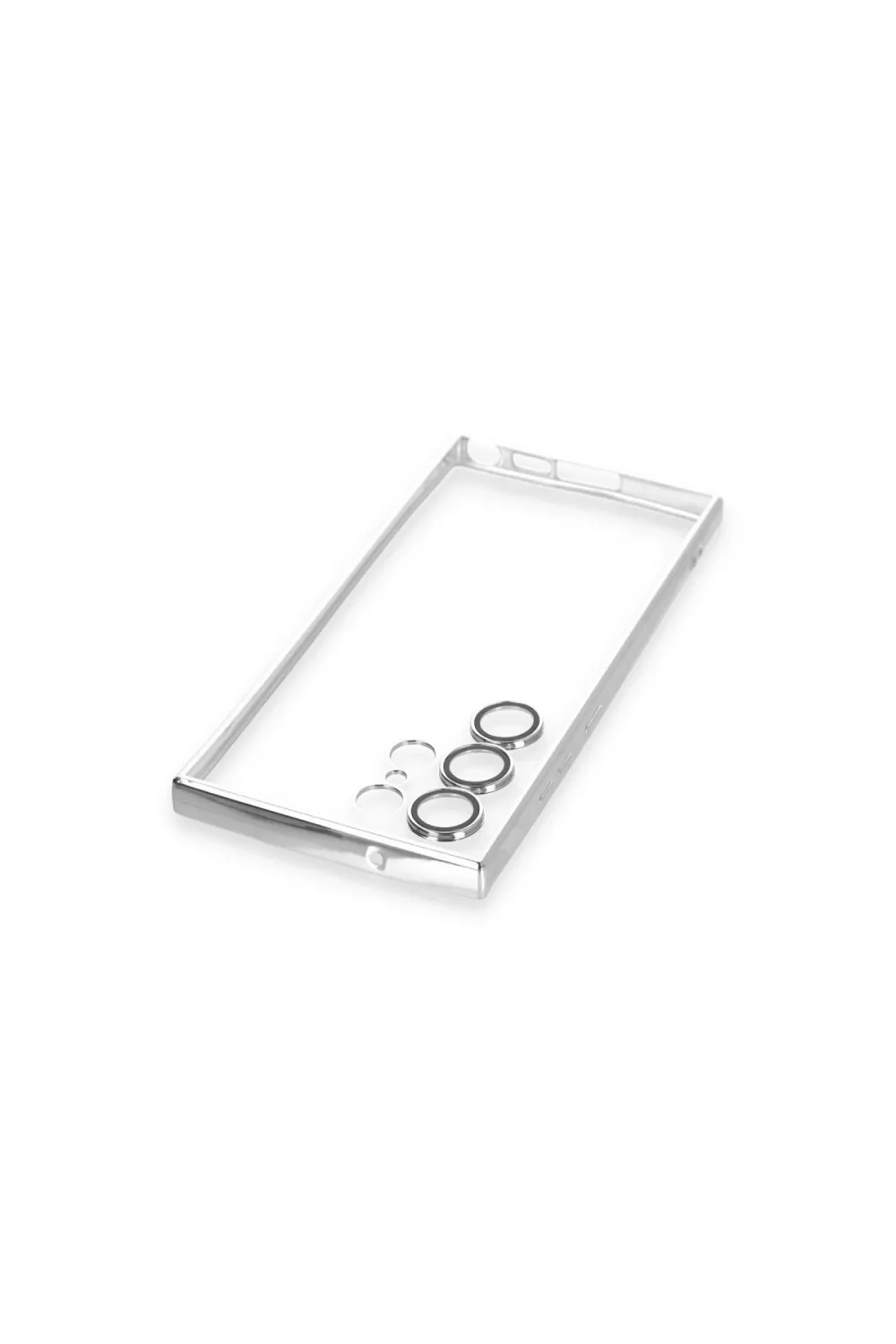 Samsung Galaxy S24 Ultra Kılıf Razer Lensli Silikon - Mor