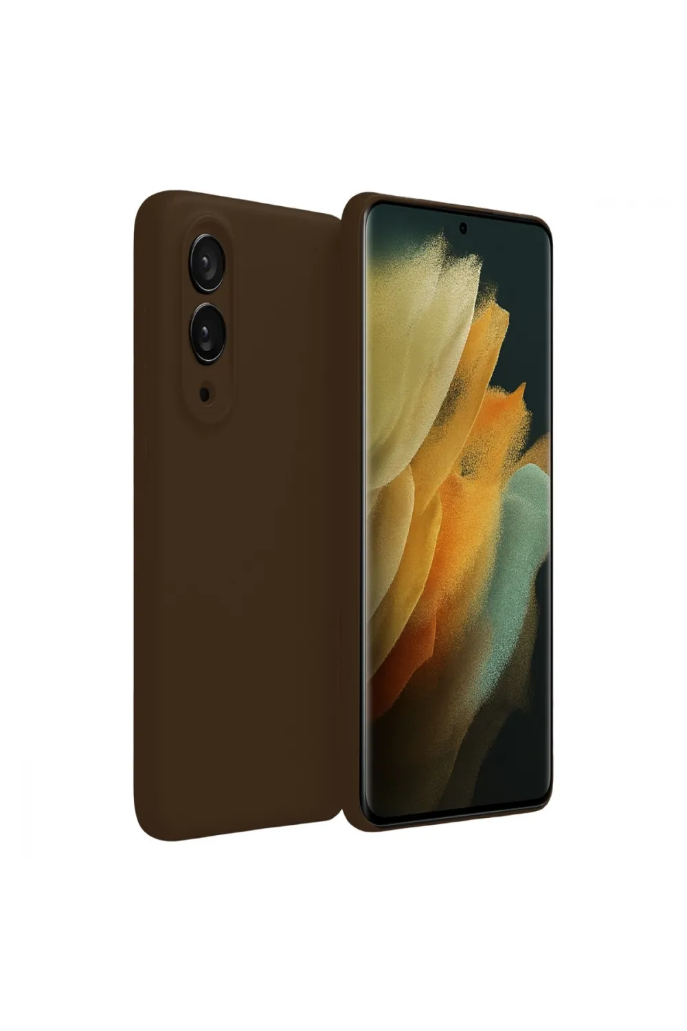 Samsung Galaxy S25 Edge First Silikon - Kahverengi