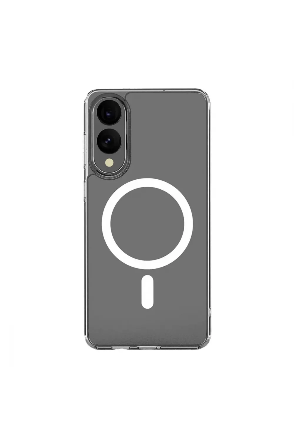 Samsung Galaxy S25 Edge Kılıf Magneticsafe Şeffaf Silikon - Şeffaf