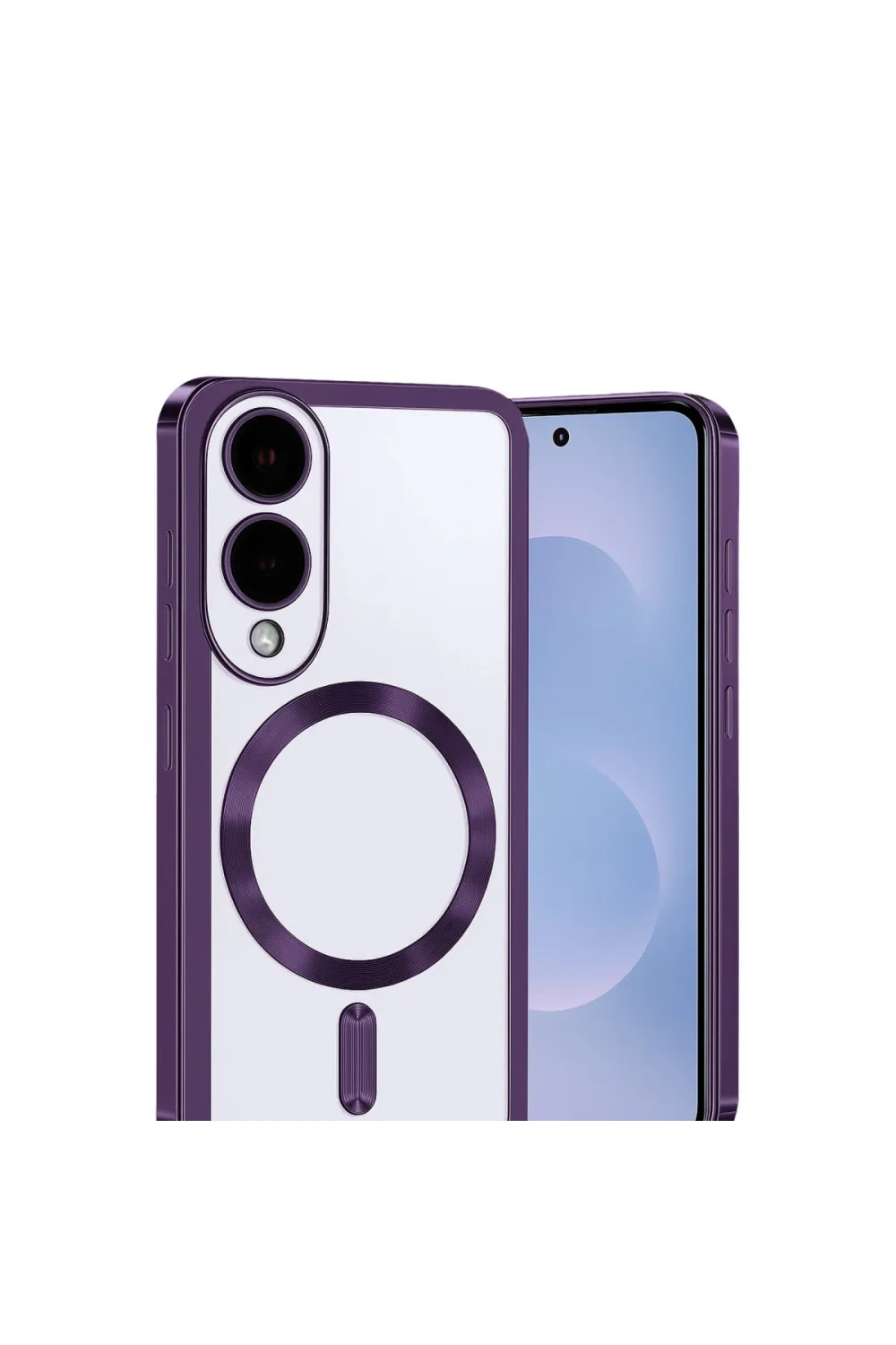 Samsung Galaxy S25 Edge Kross Magneticsafe Kapak - Mor