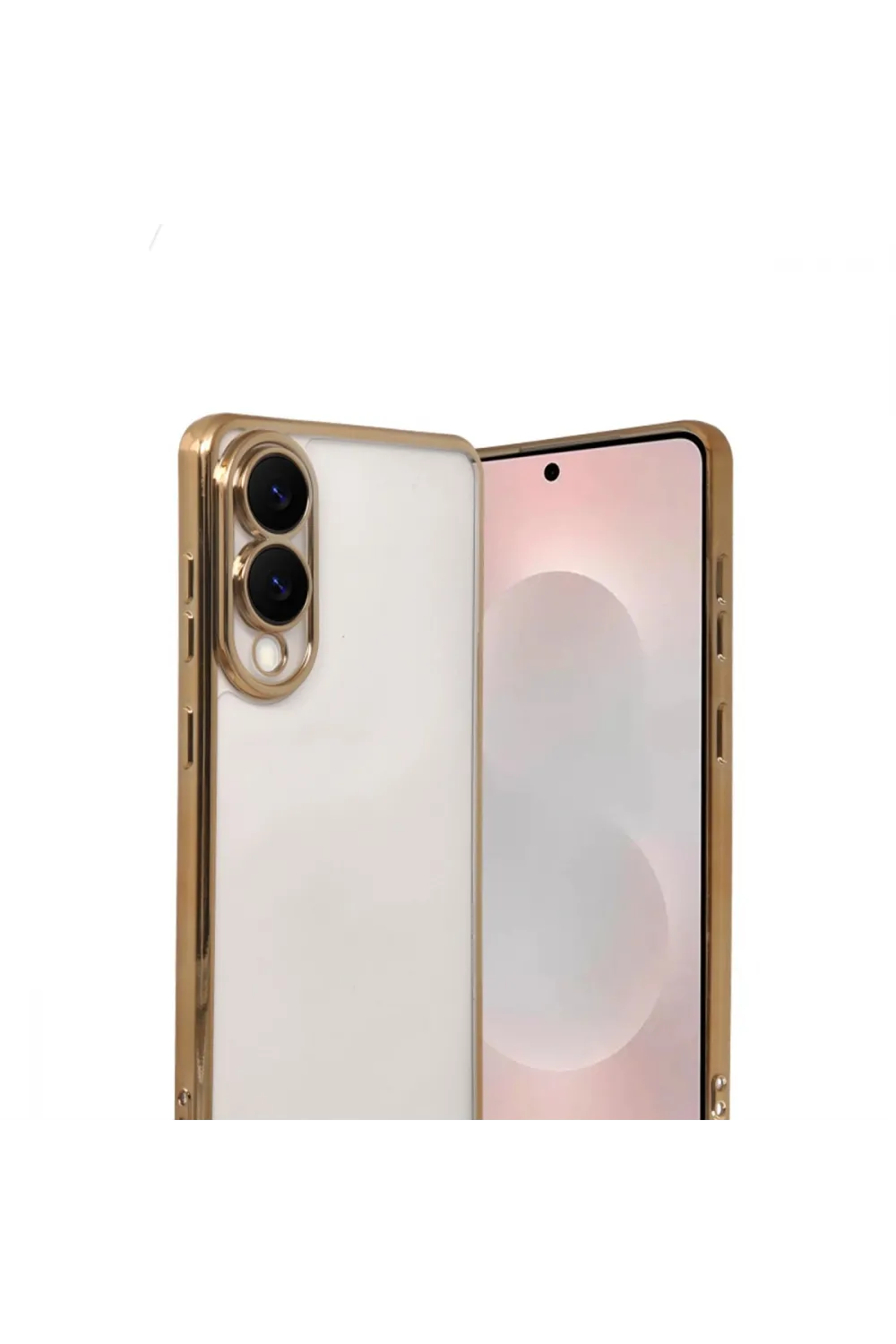 Samsung Galaxy S25 Edge Razer Lensli Silikon - Gold