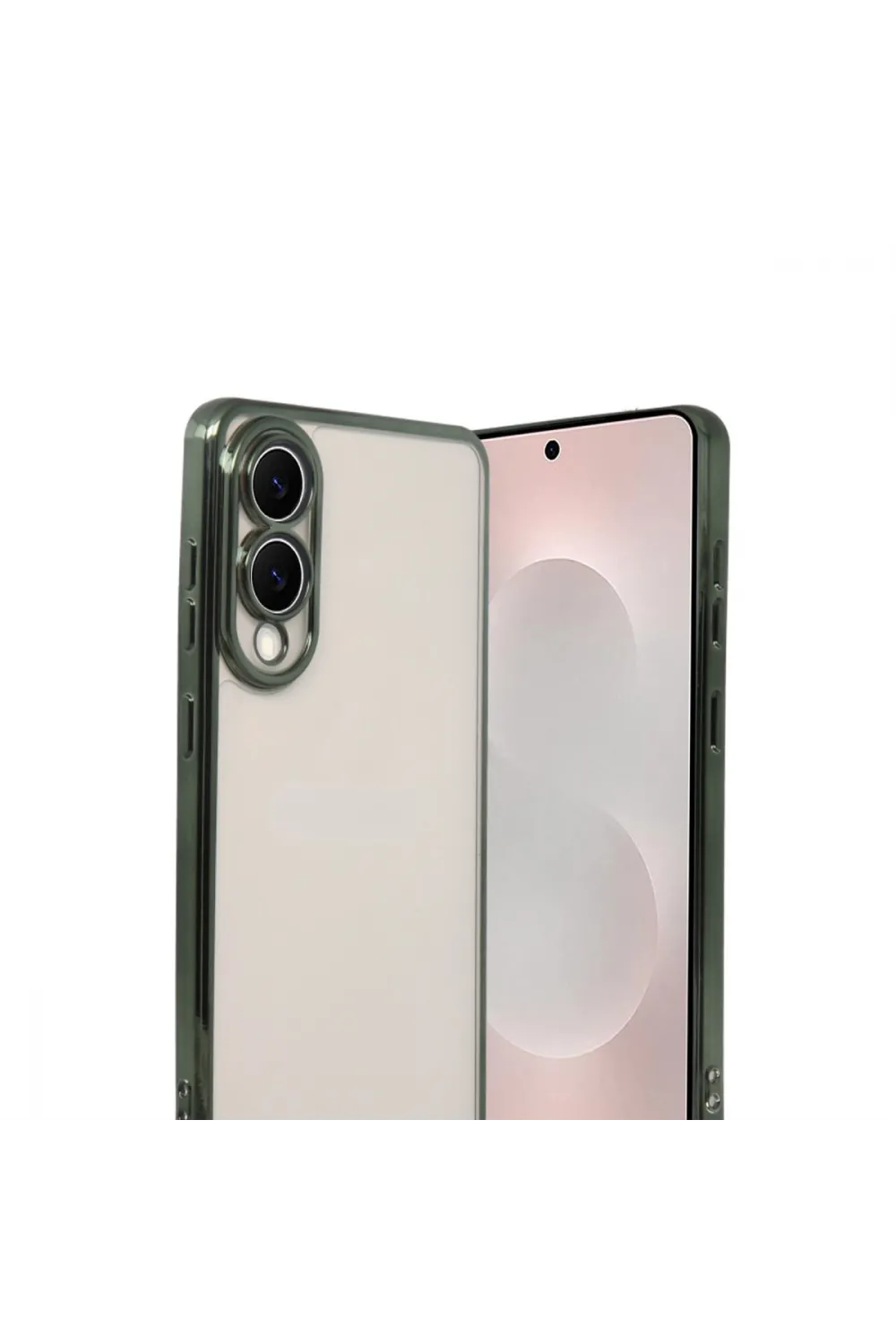 Samsung Galaxy S25 Edge Razer Lensli Silikon - Yeşil