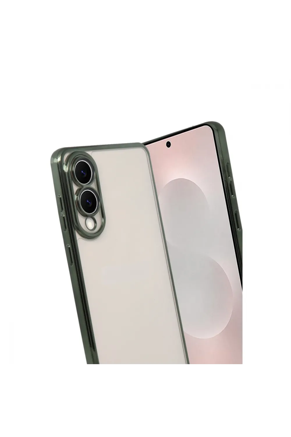 Samsung Galaxy S25 Edge Razer Lensli Silikon - Yeşil
