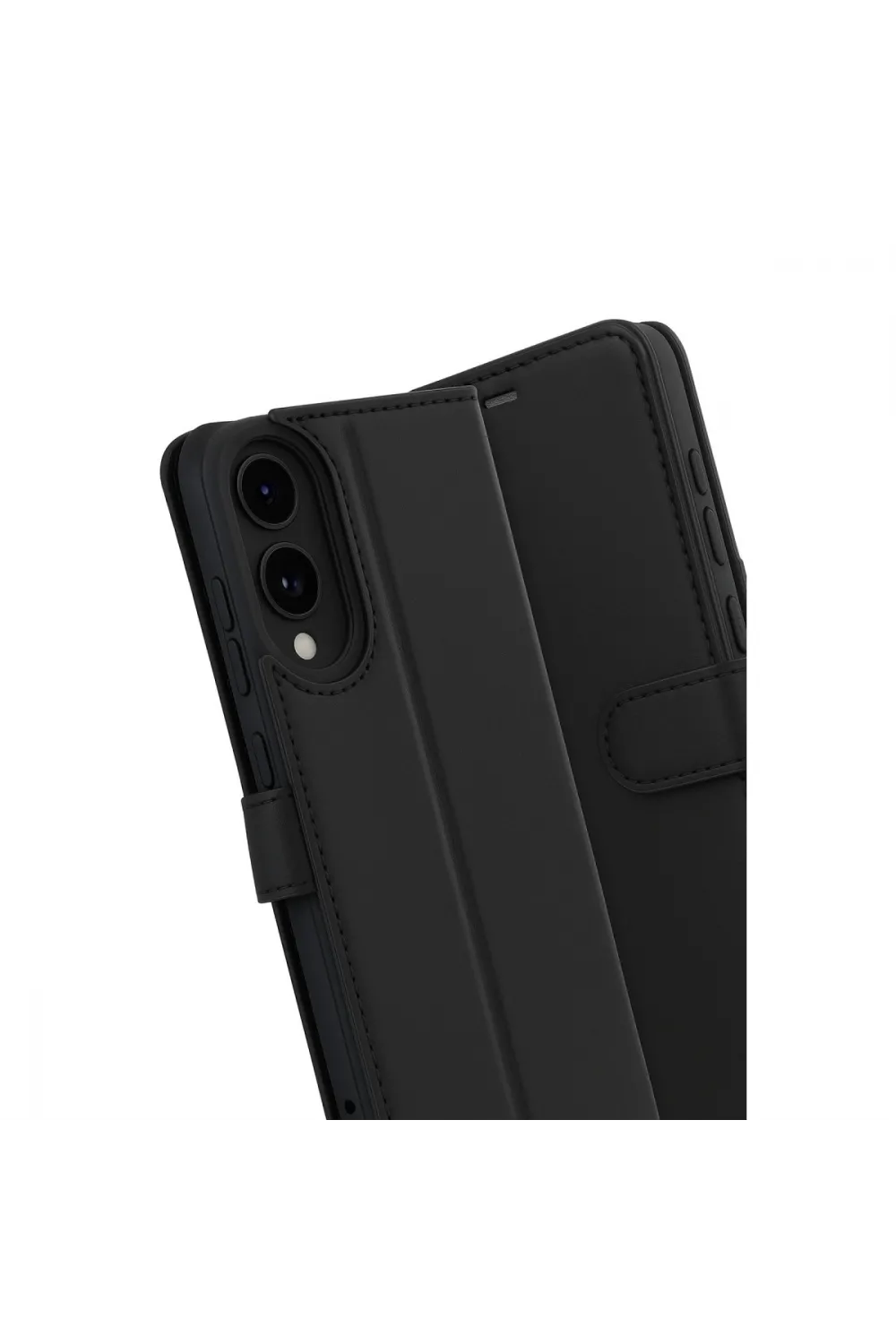 Samsung Galaxy S25 Edge Trend S Plus Kapaklı Kılıf - Siyah