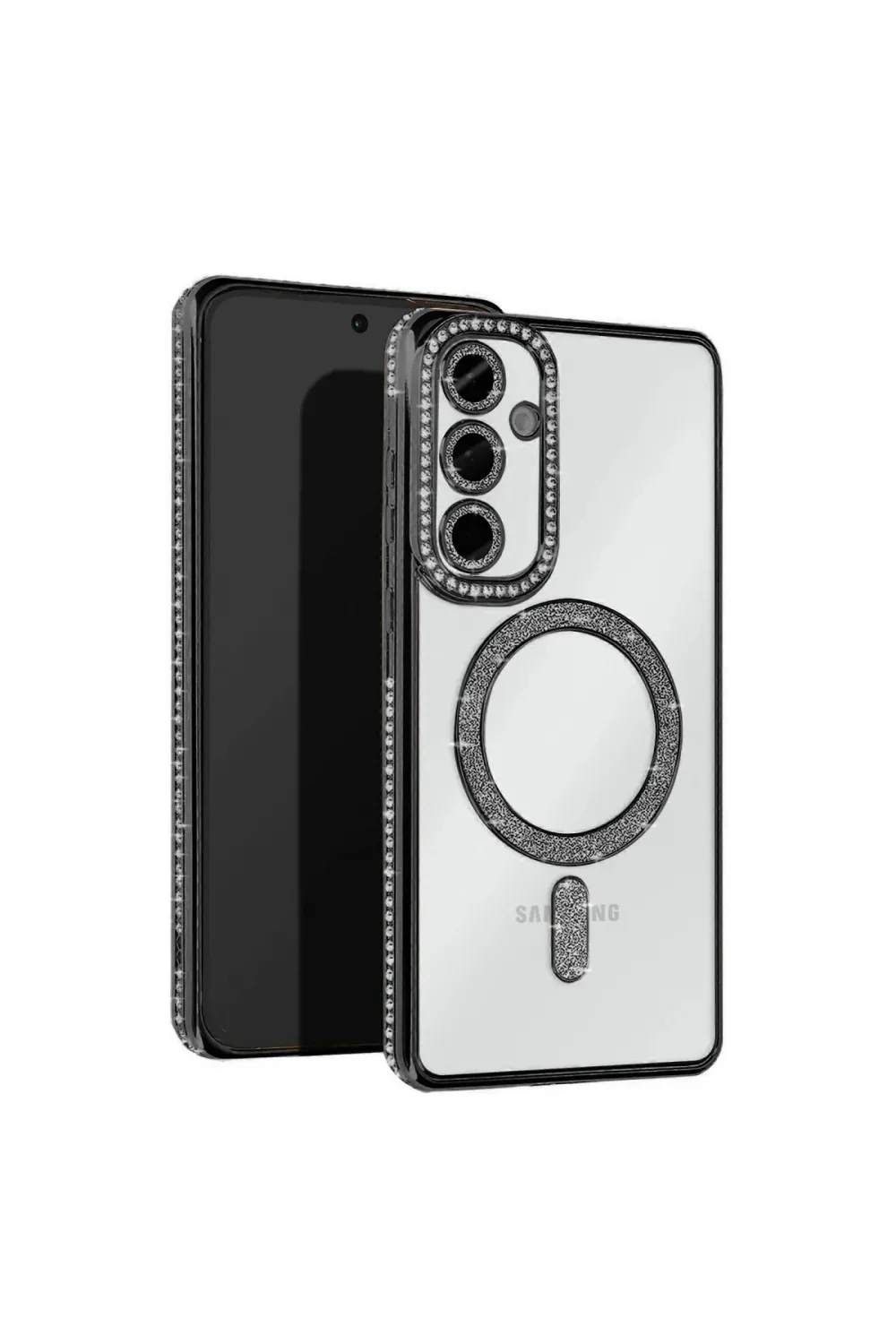 Samsung Galaxy S25 Fe Joke Simli Magneticsafe Kılıf - Siyah