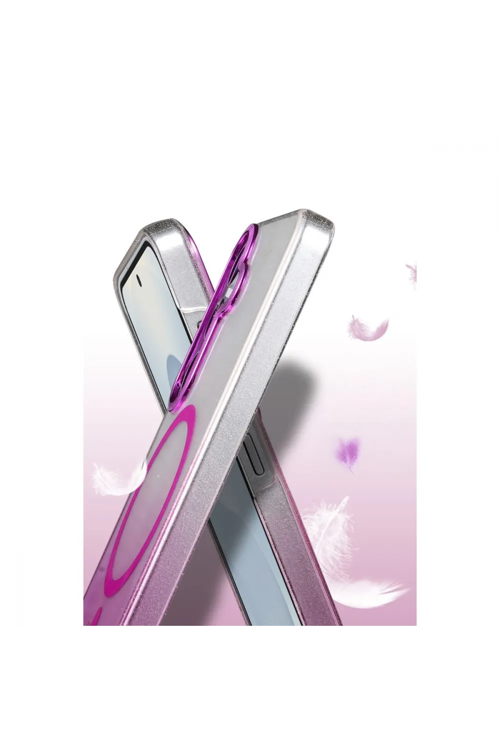 Samsung Galaxy S25 Glossy Magsafe Kapak - Mor