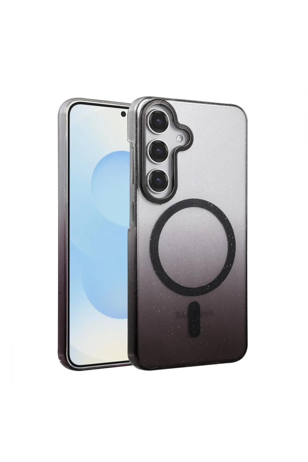 Samsung Galaxy S25 Glossy Magsafe Kapak - Siyah