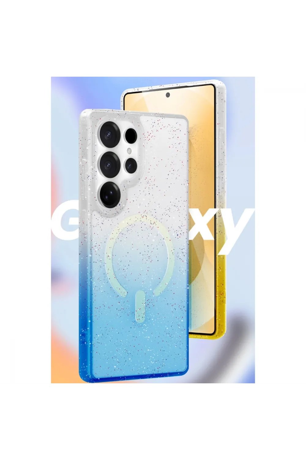 Samsung Galaxy S25 Plus Pummel Shiny Magsafe Kapak - Mor