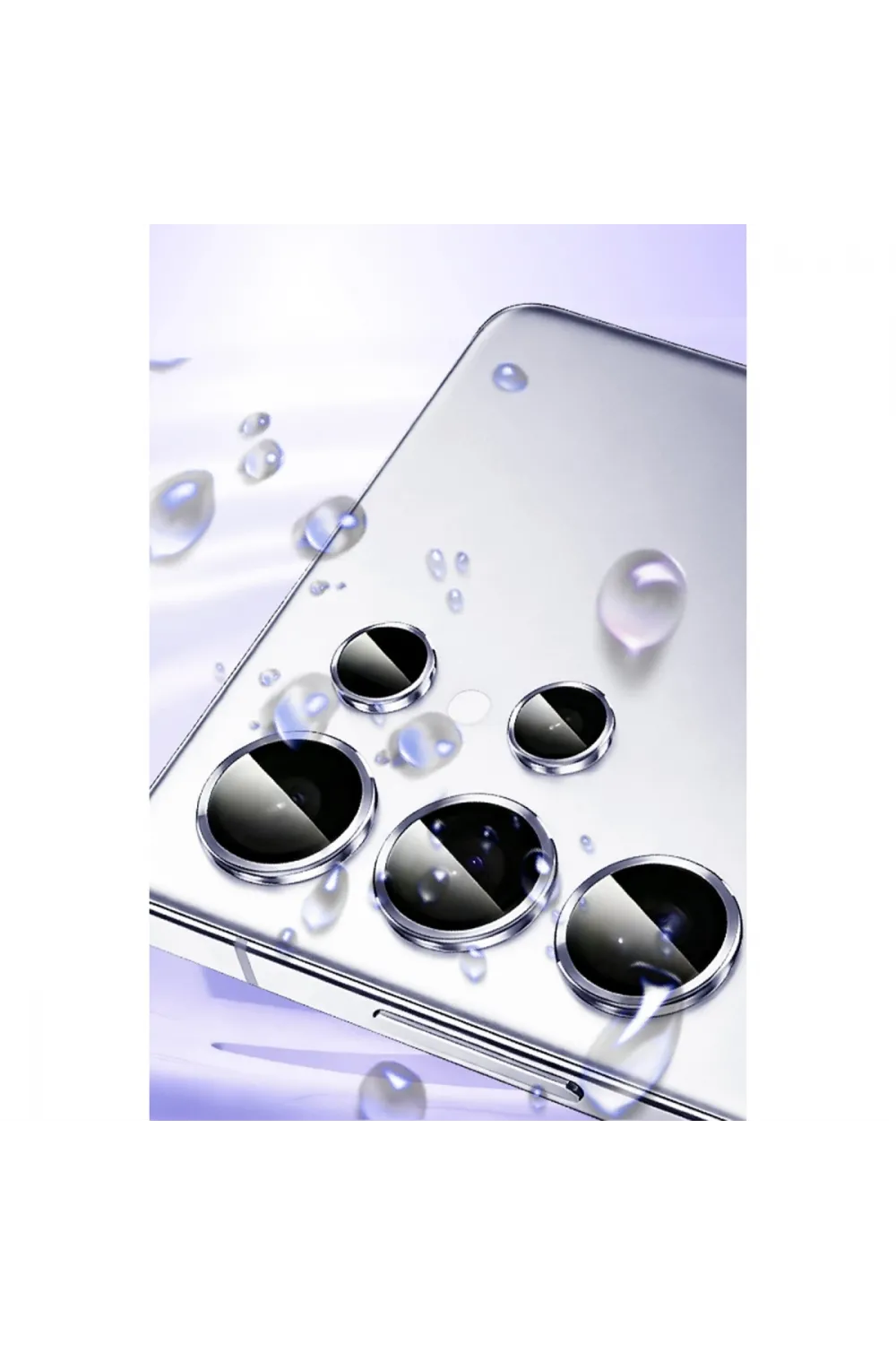 Samsung Galaxy S26 Bilvis Titan Kamera Lens - Gümüş