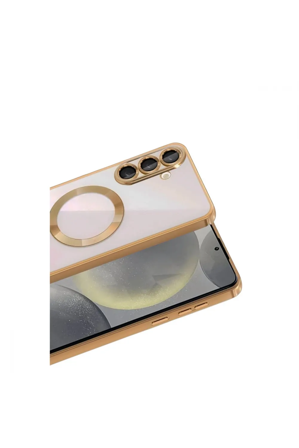 Samsung Galaxy S26 Kross Magneticsafe Kapak - Çöl Titanyum