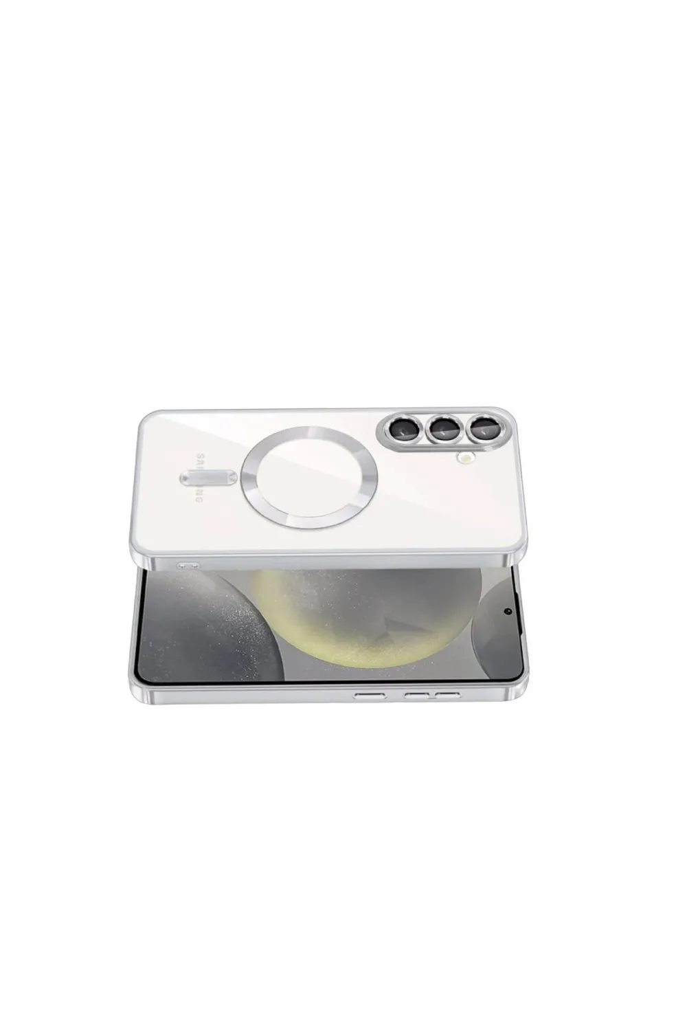 Samsung Galaxy S26 Kross Magneticsafe Kapak - Gümüş
