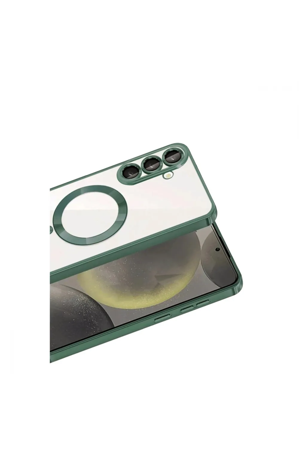 Samsung Galaxy S26 Kross Magneticsafe Kapak - Koyu Yeşil