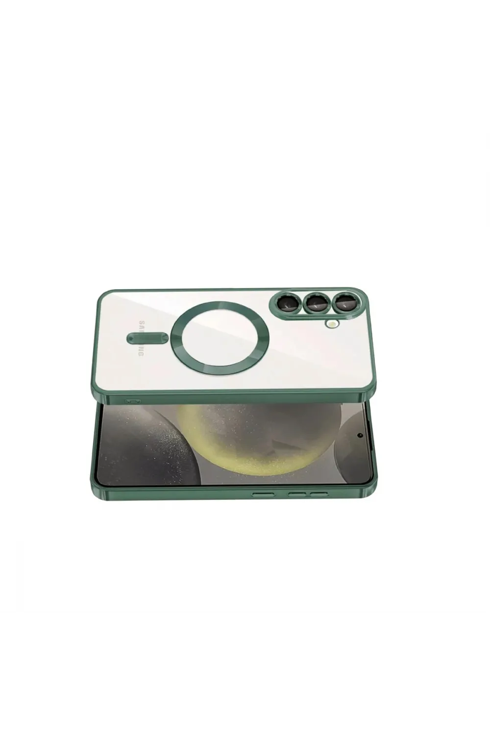 Samsung Galaxy S26 Kross Magneticsafe Kapak - Koyu Yeşil