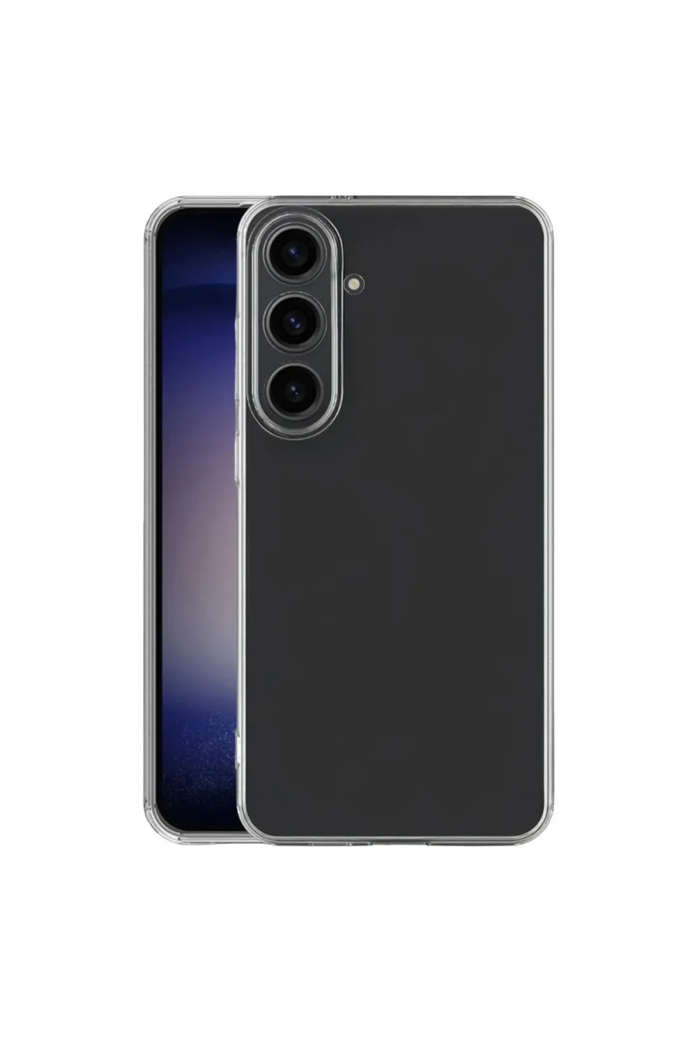 Samsung Galaxy S26 Lüx Şeffaf Silikon - Şeffaf