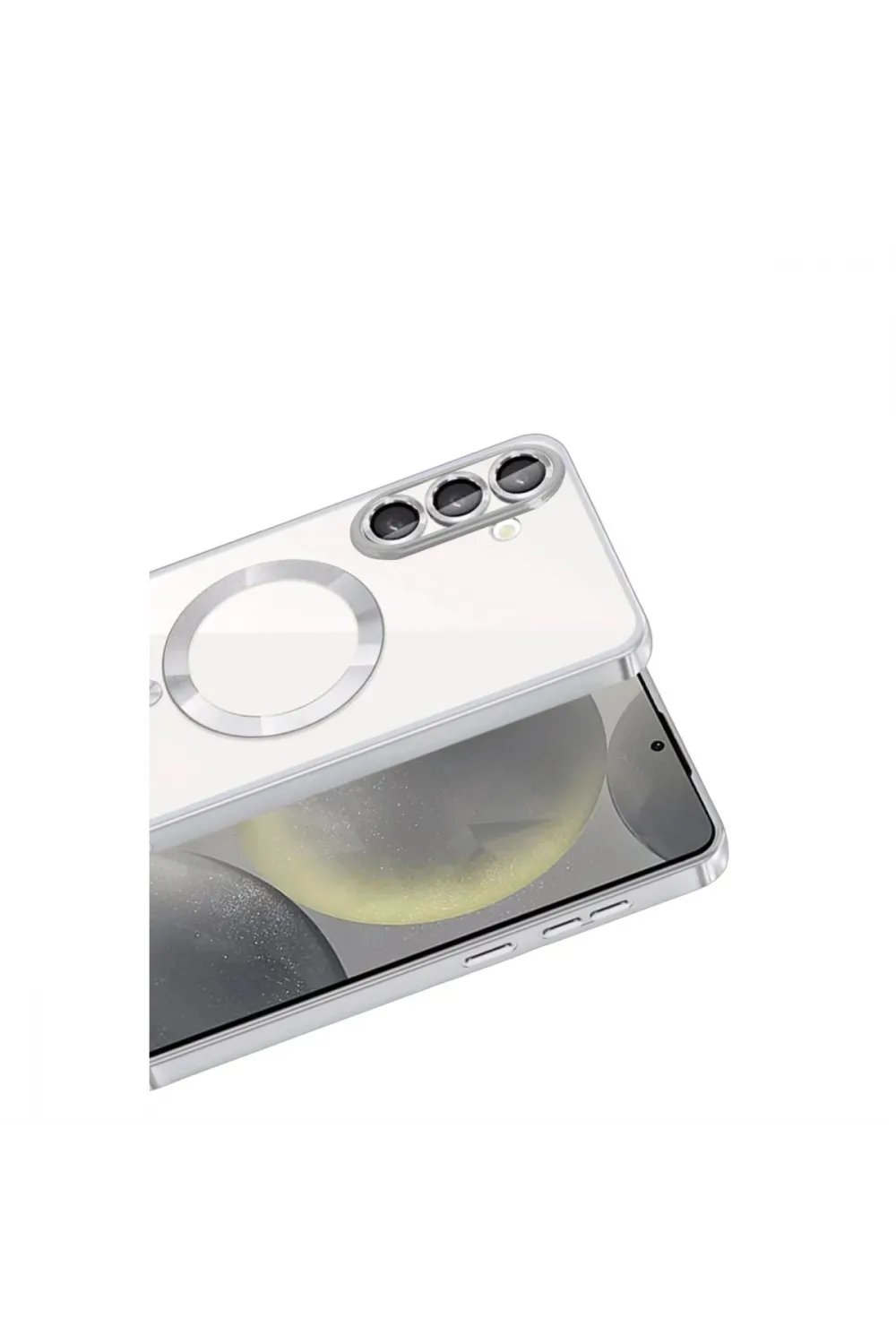 Samsung Galaxy S26 Plus Kross Magneticsafe Kapak - Gümüş
