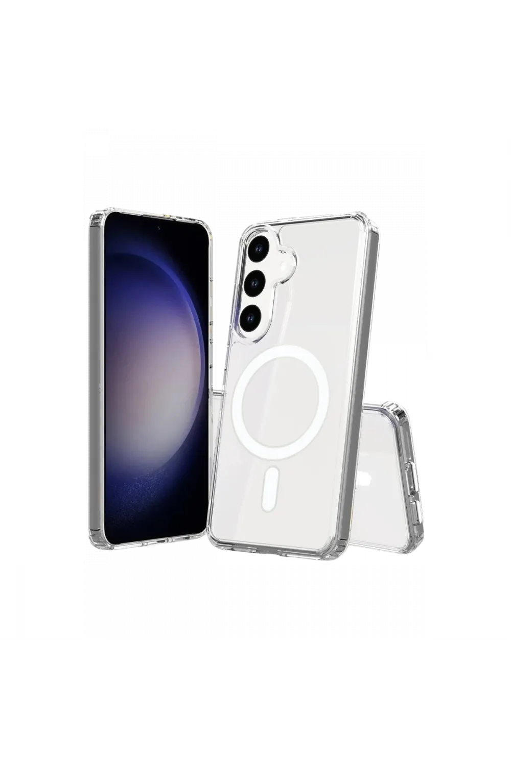 Samsung Galaxy S26 Plus Magneticsafe Şeffaf Silikon - Şeffaf