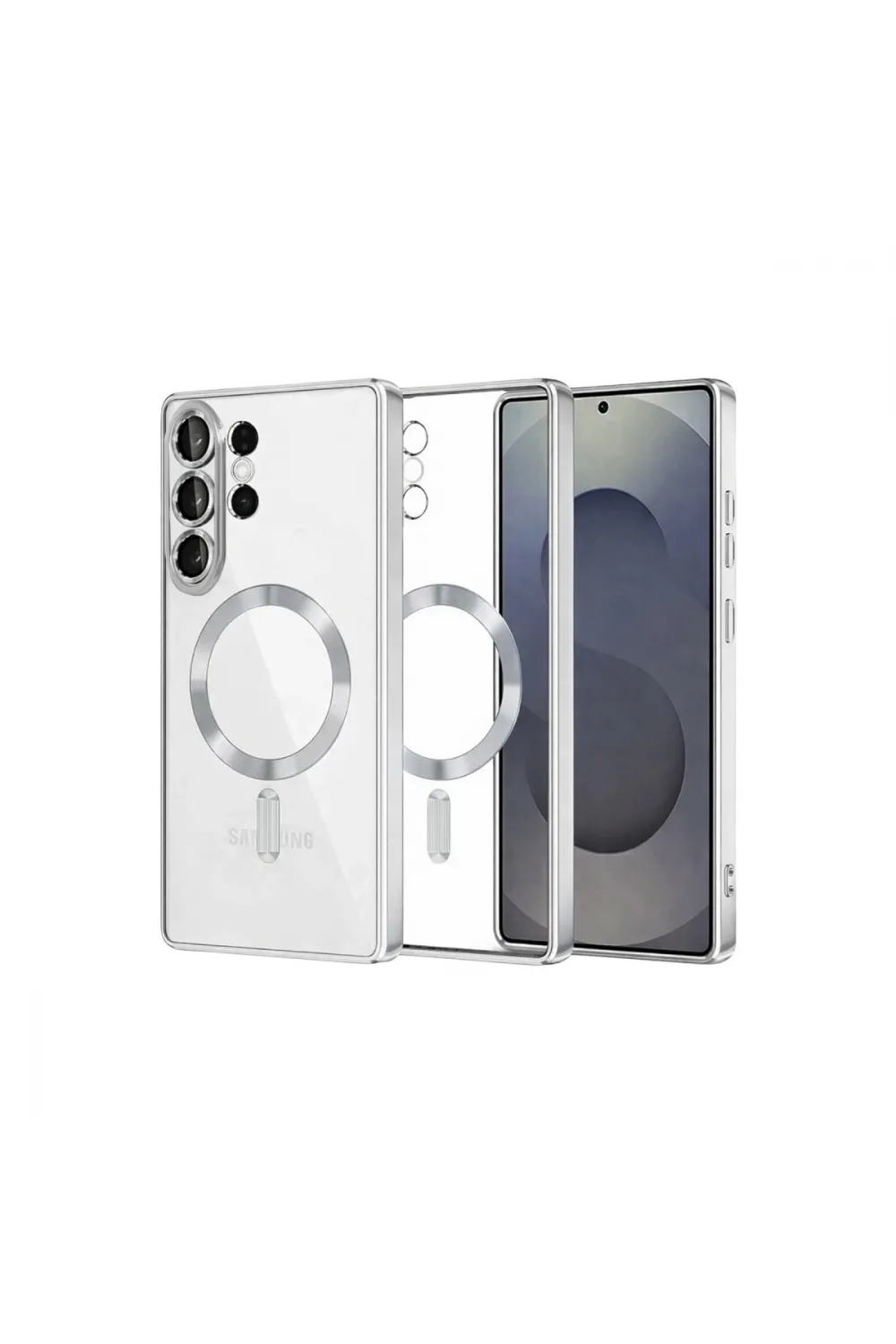 Samsung Galaxy S26 Ultra Kross Magneticsafe Kapak - Gümüş