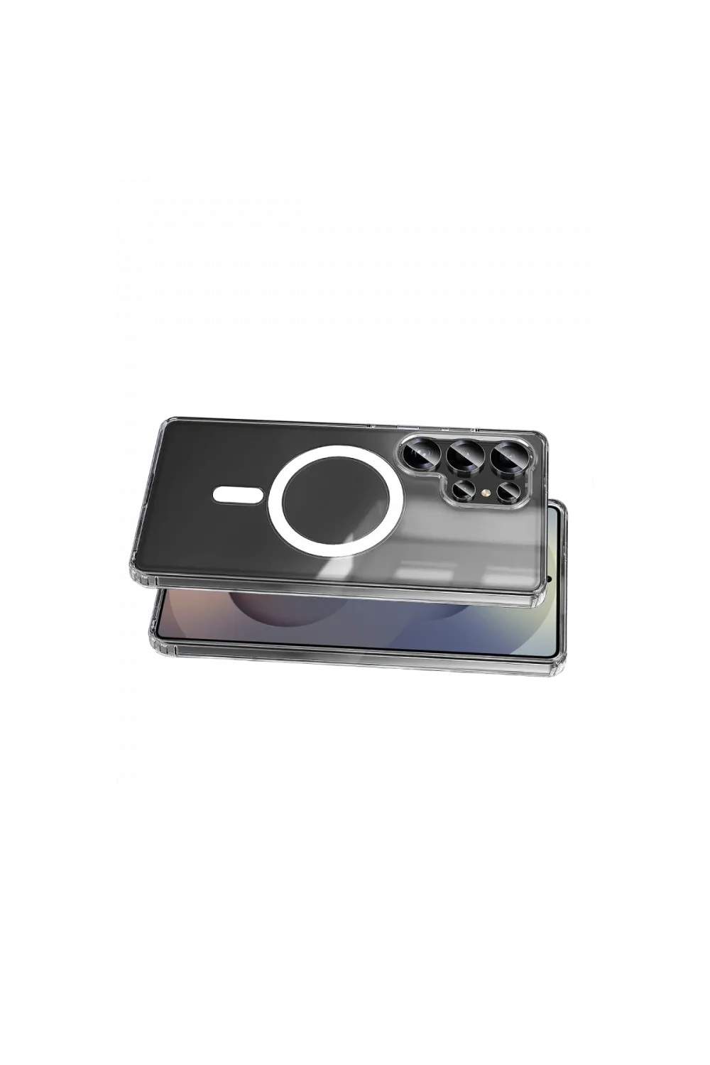 Samsung Galaxy S26 Ultra Magneticsafe Şeffaf Silikon - Şeffaf